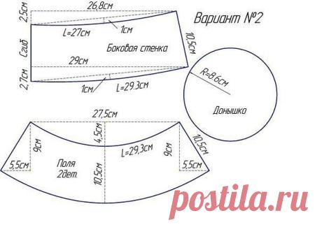 Шьём шляпки. Выкройки.