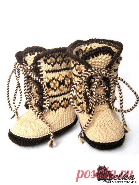 Вяжем УГГИ ЛАПЛАНДИЯ