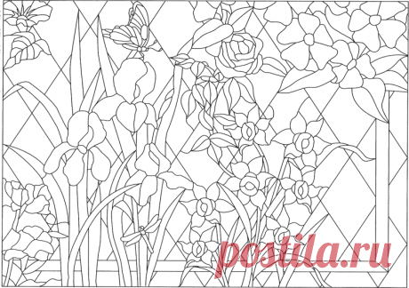 Трафареты и пленка для витражей: цветы, бабочек, картинки, детские, с рисунком (86 фото) — Этотдом