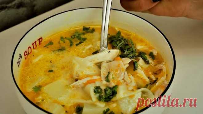 Невероятно вкусный болгарский суп с курицей 