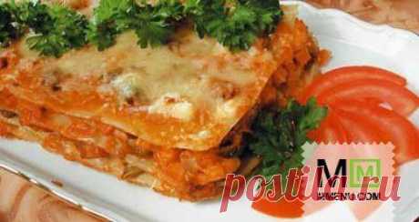 Рецепт ЛАЗАНЬИ С ГРИБАМИ