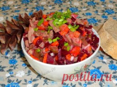 Салат с печенью и свеклой - Кормежка.ру