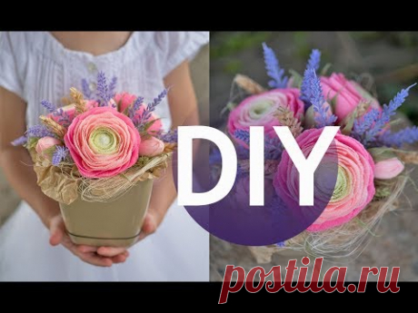 Композиция с цветами к 1 сентября своими руками DIY Tsvoric