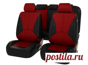 Авточехлы из экокожи
Черно-Красный