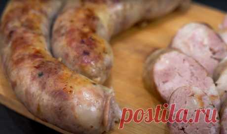 Рецепт домашньої ковбаси з свинини – сільська, дуже смачна й ароматна