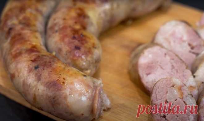 Рецепт домашньої ковбаси з свинини – сільська, дуже смачна й ароматна