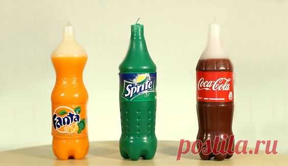 Velas en Forma de Refrescos