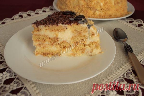 Песочный торт с лимонным кремом, рецепт с фото. Готовим торт из песочного теста с лимоном.