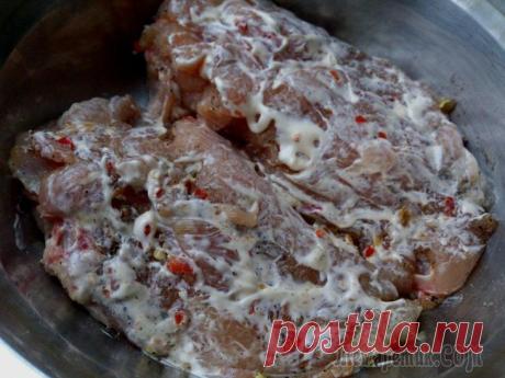 Куриная грудка запеченная с горчицей - просто и вкусно