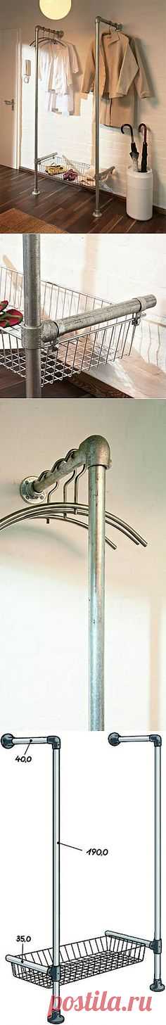 Простая вешалка своими руками..