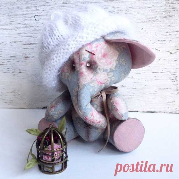 ​Винтажный слоник. С сайта Золотая рукодельница