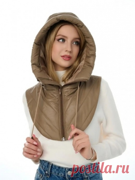 Капор манишка с капюшоном Капор манишка с капюшономАвтор Angel_a_dress.