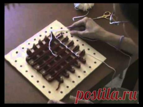 Fai da te: Lezione di telaio a mano - YouTube