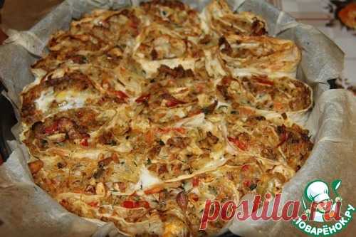 Капустный пирог из лаваша – кулинарный рецепт