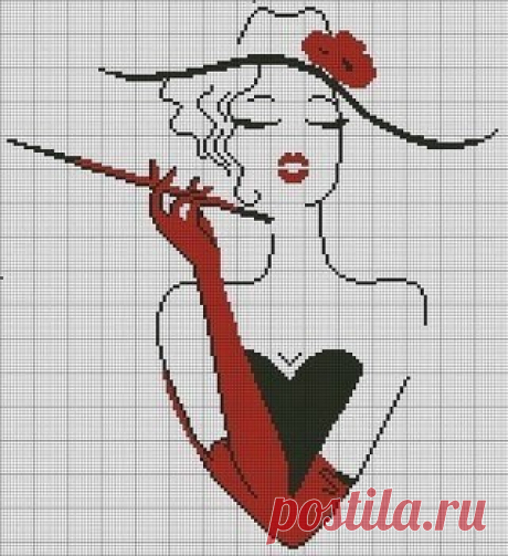 ДЛЯ ВЫШИВКИ. СТИЛЬНЫЕ ЛЕДИ / Вязание как искусство!