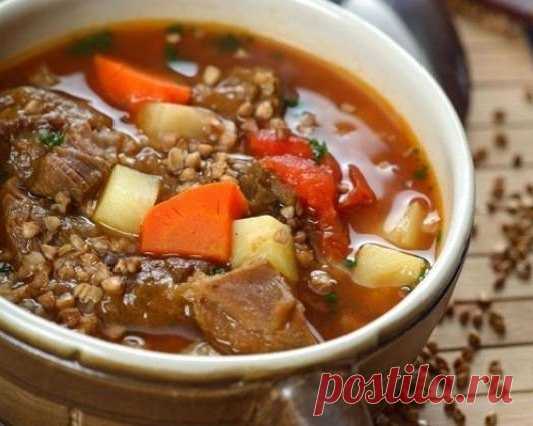 Интересные новости     Невероятно вкусный гречневый суп с говядиной
на 100грамм - 189.36 ккалБ/Ж/У - 13.26/8.29/16.47