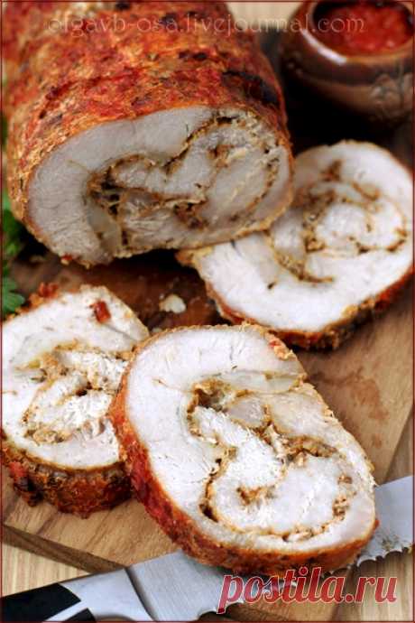 Мясной рулет, запеченный в аджике - Осиный домик