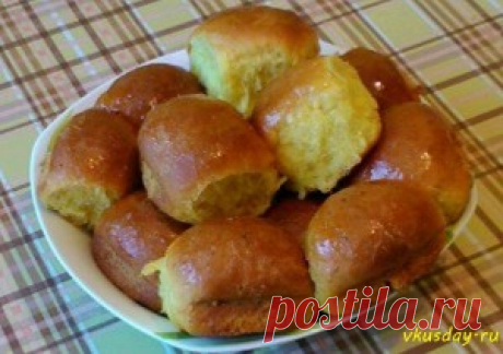 Булочки из тыквенного теста | Вкусный день