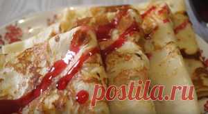 Блины с припеком. рецепт с фотографиями