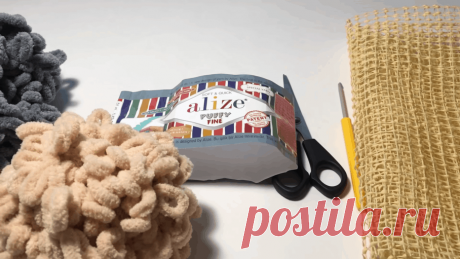 Пушистый коврик без вязания: уникальная техника, доступная даже ребенку