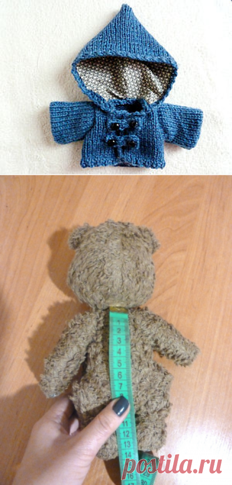 Вяжемкофточку для мишки - Ярмарка Мастеров - ручная работа, handmade