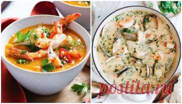 3 рецепта восхитительно вкусных супа из морепродуктов  Супы из морепродуктов — это самый простой способ насладиться разнообразными вкусами от сливочного из тыквы и креветок до острого из морского коктейля. Выбирайте любой понравившийся рецепт,...