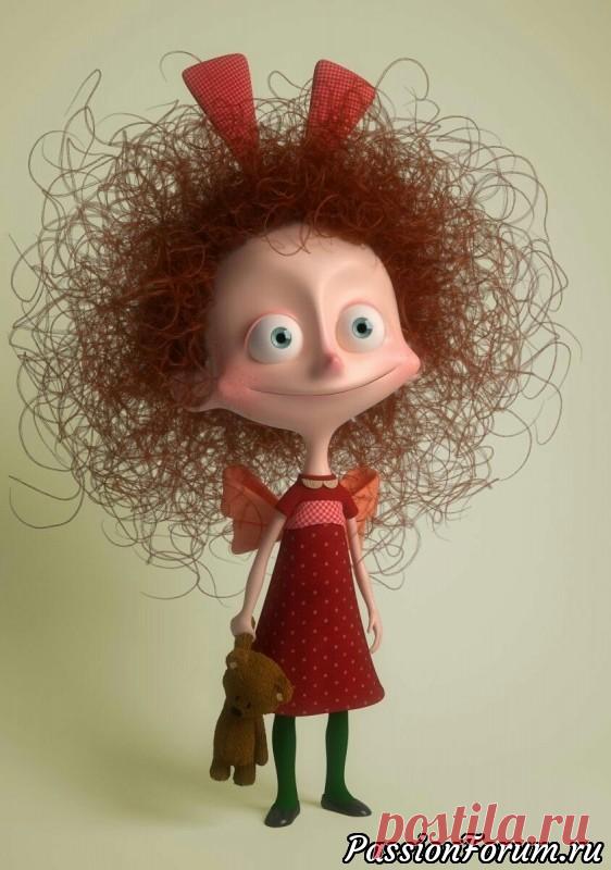 Куколка по мотивам картинки из интернета - запись пользователя NatalliaM (Наталья) в сообществе Мир игрушки в категории Разнообразные игрушки ручной работы