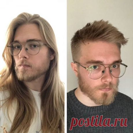 15 парней, которые решили расстаться с длинными волосами и правильно сделали . Тут забавно !!!