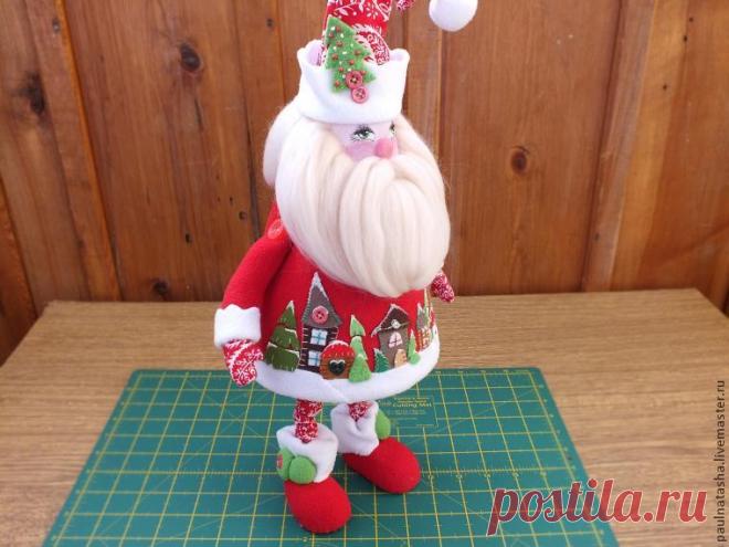 Дед Мороз под Новогоднюю елочку — Делаем руками