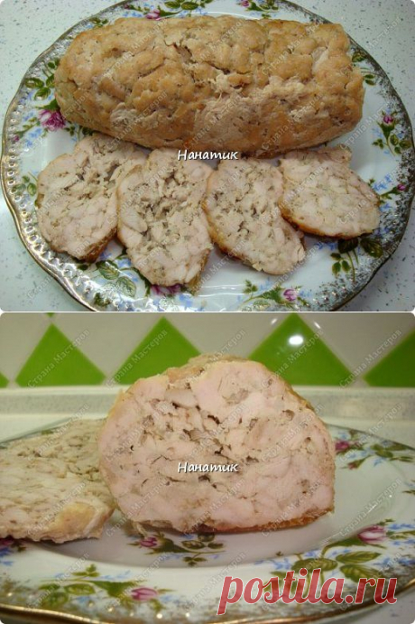 Куриный рулет в пакете (проще простого) | Четыре вкуса