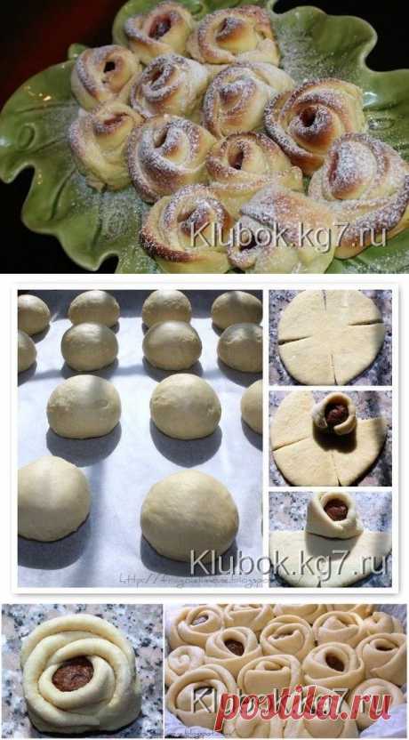 ПИРОГ- БУКЕТ РОЗ | Клубок