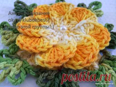 Петушиный гребень цветок)МК | Клубок