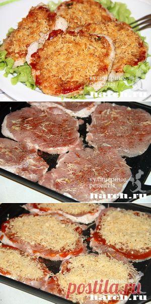 Свиной шницель по-милански