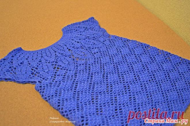 Топ для девочки "Черничка" - Вязание - Страна Мам