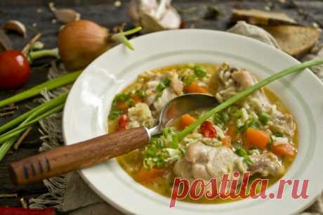 Суп из куриных крылышек. Пошаговый рецепт с фото - Ботаничка.ru