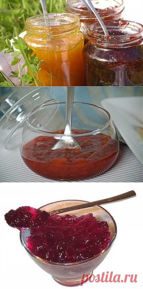 Самые оригинальные фруктовые джемы / Простые рецепты