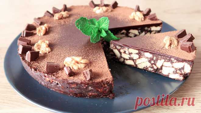 Просто и со вкусом - без выпечки и духовки! Потрясающий шоколадный торт! | Кухня от Татьяны | Яндекс Дзен