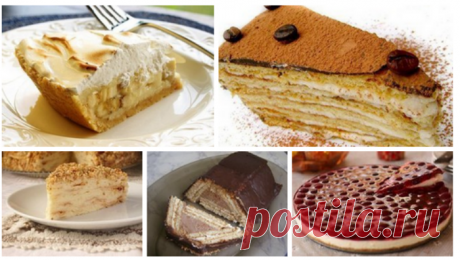 Торты из печенья без выпечки: 5 рецептов