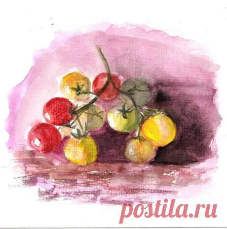Tomates "Cherry" | Paint And Draw Together