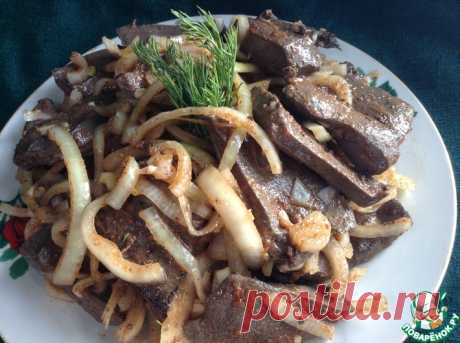 Салат из печени по-корейски Кулинарный рецепт