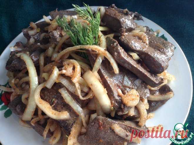 Салат из печени по-корейски Кулинарный рецепт