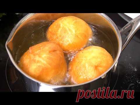 Такой ВКУСНЯТИНЫ Вы еще не ели! "Бомбочки", хрустящие снаружи и мягкие внутри - YouTube Рецепт: 
вода -400мл.
сахар -2ст.л.
дрожжи сырые -30г( или сухие 10г)
соль -2ч.л. (без горки)
майонез -2ст.л.
растительное масло -2 ст.л.
мука -650-700г Начинка яйцо с луком и  рис с тунцом.