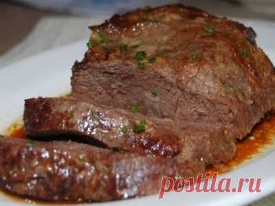 Рецепт: Мясо в духовке к 8 марта