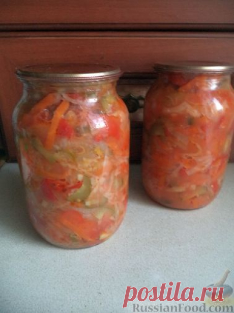 Рецепт: Салат «Овощное ассорти» на RussianFood.com