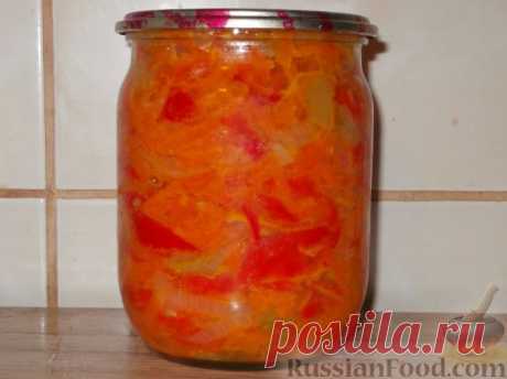 Рецепт: Салат из болгарского перца и моркови на RussianFood.com