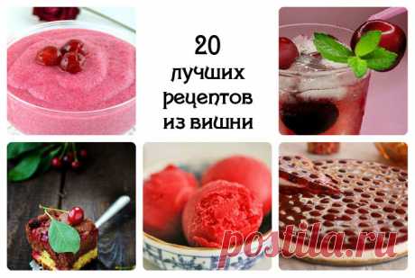 20 рецептов с вишней | Море идей