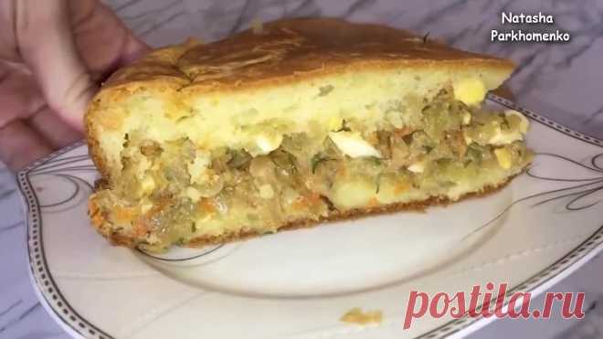 Самый Простой ПИРОГ С КАПУСТОЙ Быстро и Вкусно / Капустный Пирог