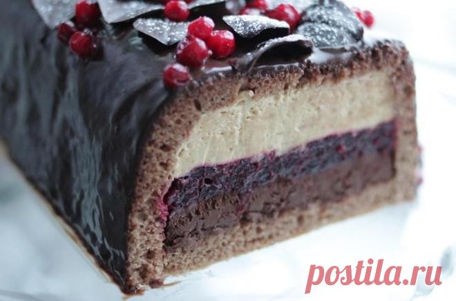 Торт «Рождественское полено»