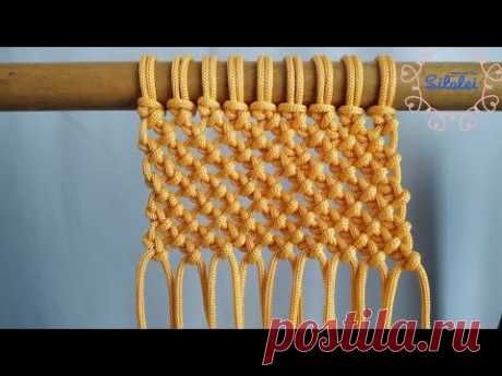 BASIC MACRAME KNOT - MACRAME FOR BEGINNER - EASY MACRAME KNOTS and PATTERNS - YouTube