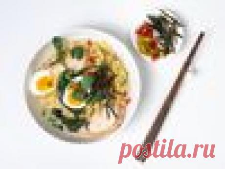 Насыщенный рамен с курицей – пошаговый рецепт приготовления с фото